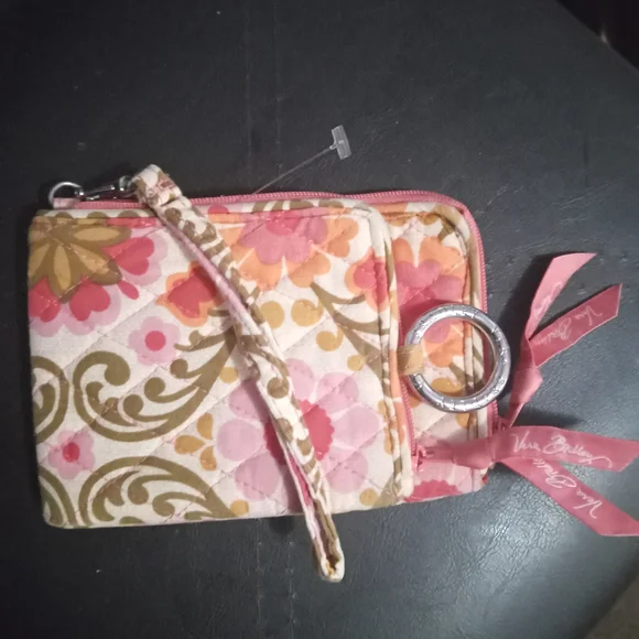 Vera Bradley Pink Wristlet - Picture 6 of 8